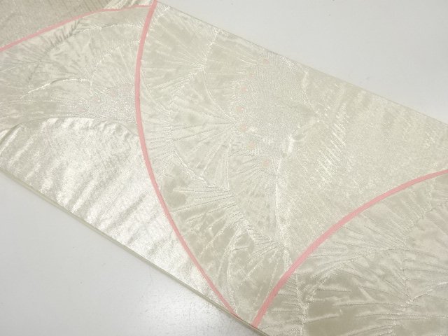 JAPANESE FUKURO OBI / WOVEN PEACOCK